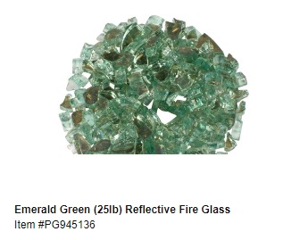 Ref Fire Glass Emerald Green