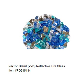 Ref Fire Glass Pacific Blend
